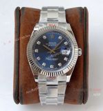 Super Clone Rolex Datejust II VR Factory 3235 Blue Diamond Dial Watch 41mm_th.jpg
